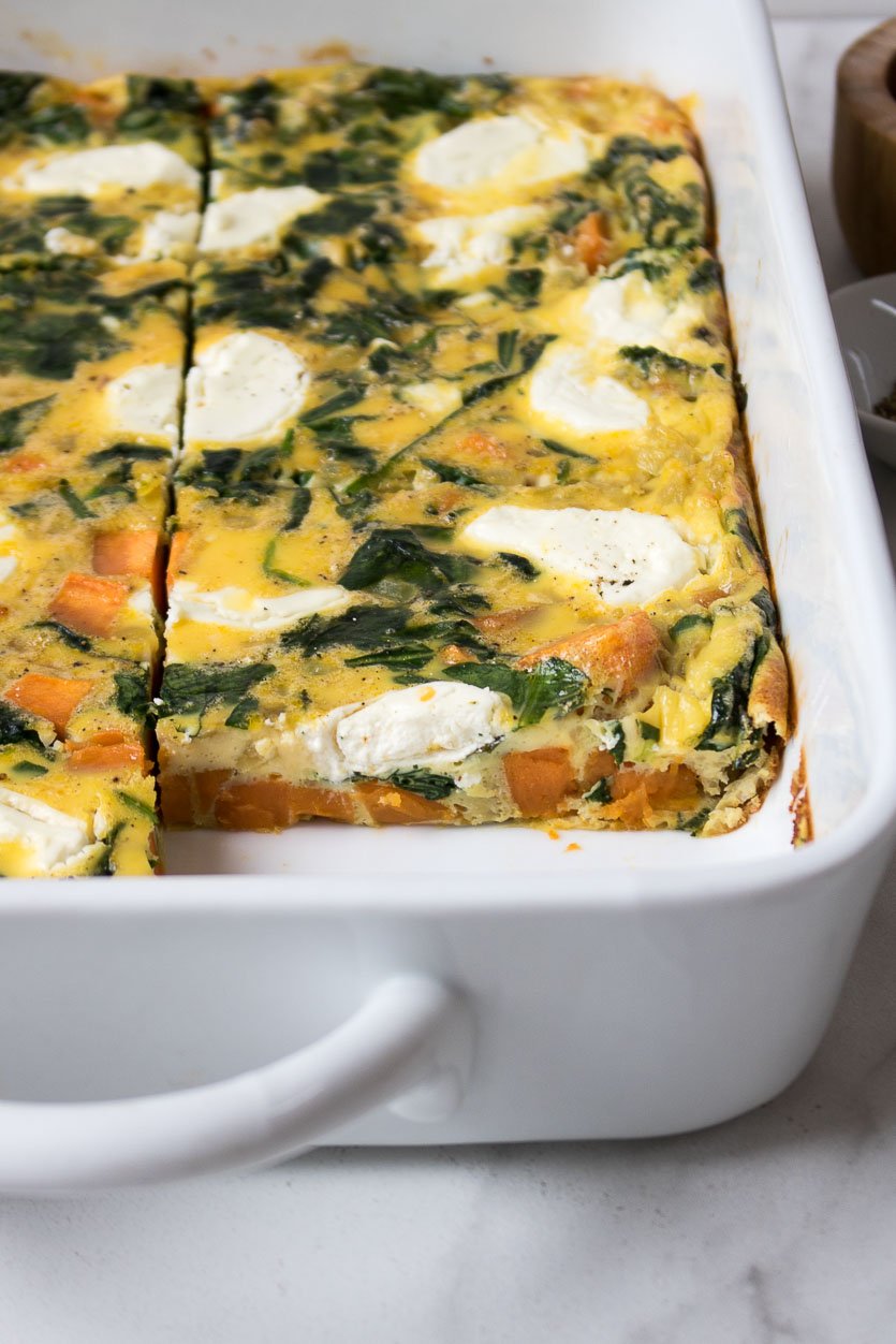 Breakfast Casserole with Sweet Potato