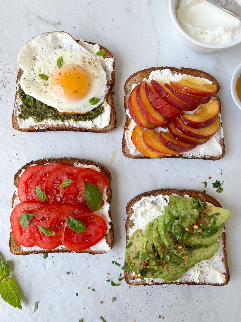 Toast à la Ricotta