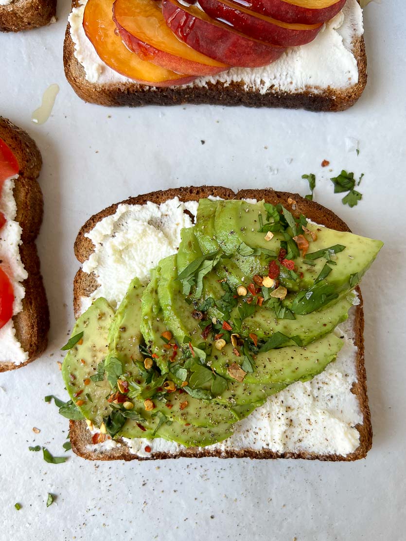 Ricotta Avocado Toast