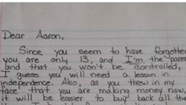 Mother’s Ingenious Letter Goes Viral as She Addresses Her Challenging Son