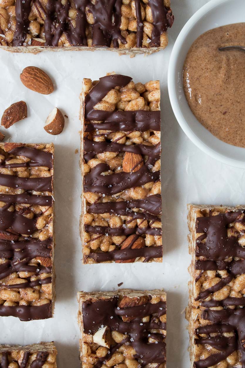 Almond Butter Rice Crispy Treats