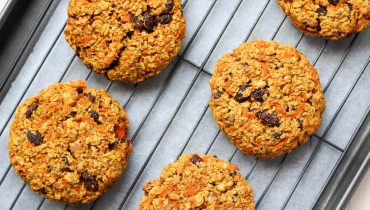 Healthy Carrot Cake Breakfast Cookies Recipe