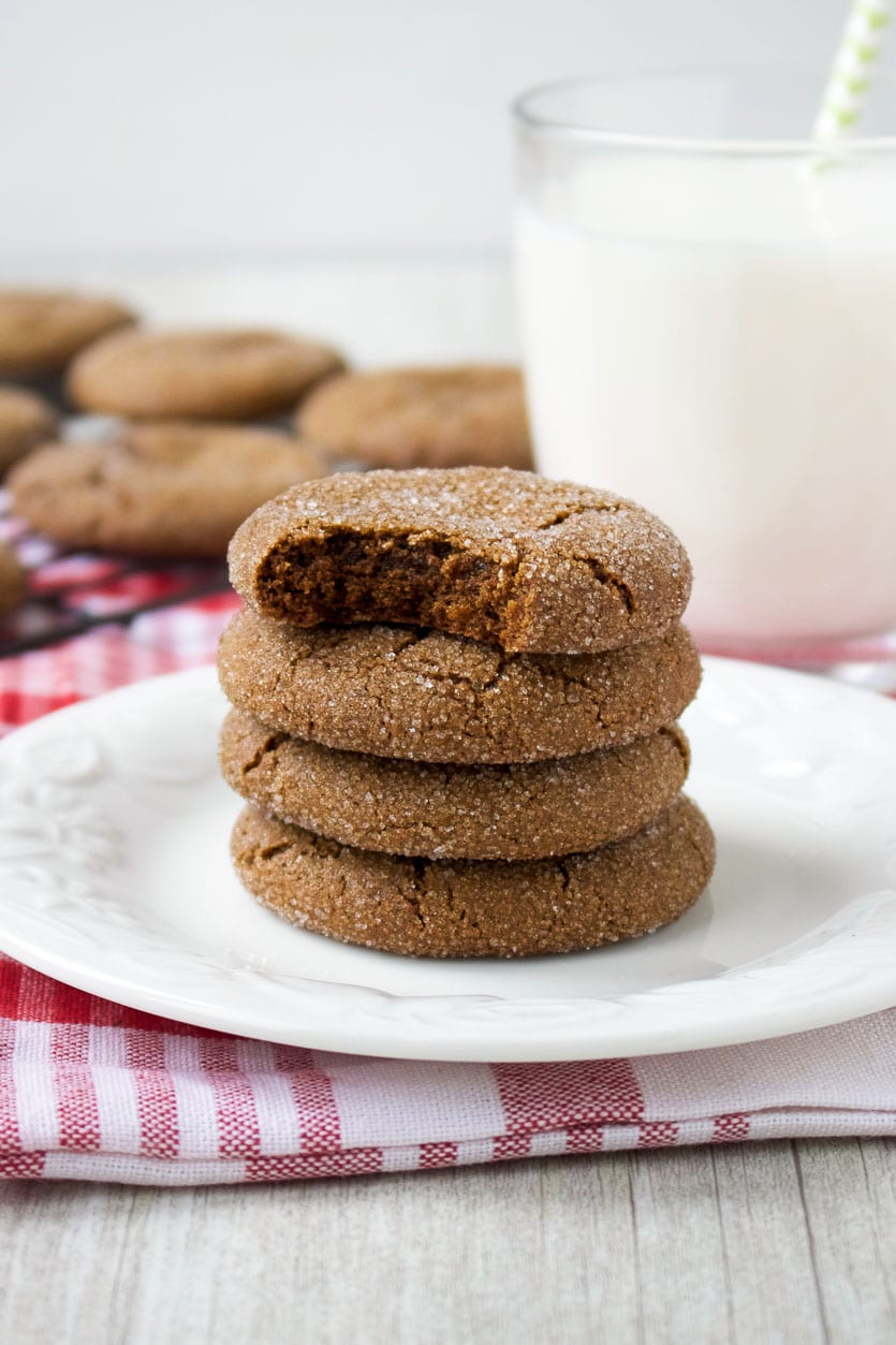 Chewy Ginger Molasses Cookies