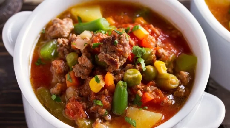 Comfort Food Cooking Flavor freezing ingredients meal prep minced beef vegetable soup nutrition Recipe seasoning simmering tips Vegetables Winter 