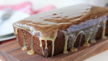 Gingerbread Loaf with Maple Glaze