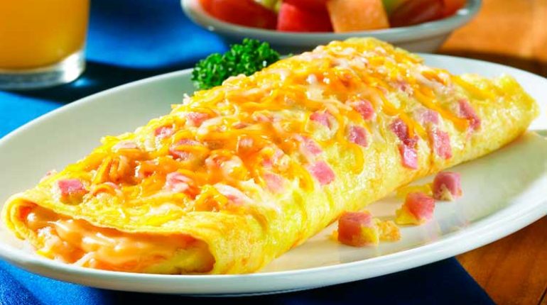 Breakfast recipe Cheese delicious Easy Cooking Eggs Ham ham and cheese omelette Homemade parsley quick meal Recipe savory 