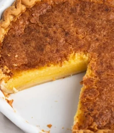 Classic chess pie recipe (easy dessert)