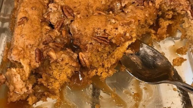 brown sugar fall flavors freeze fresh pumpkin granulated sugar ice cream ingredients Instructions make-ahead nut substitution Pumpkin Pecan Cobbler Recipe 