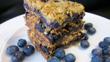 Blueberry Oatmeal Cookie Bars