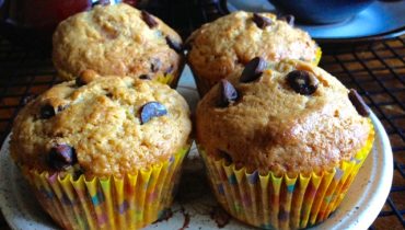 Creamy Amarula Chocolate Chip Muffins