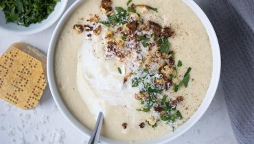 Roasted Cauliflower Soup Recipe