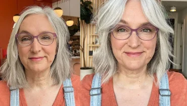 These 15 women over 60 show that curtain fringe can look great at any age!