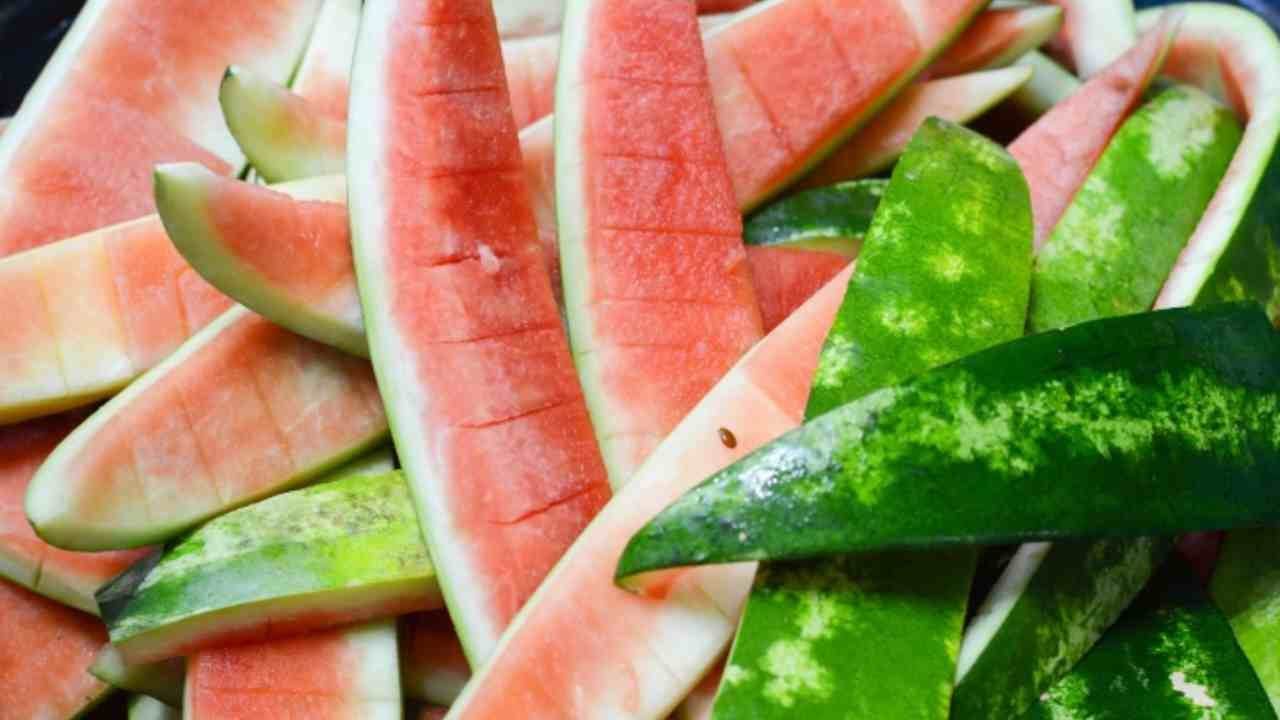 How to reuse watermelon peels