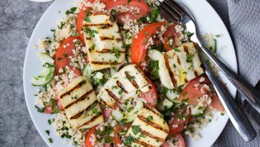 Grilled Halloumi Salad