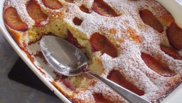 French Plum Clafoutis