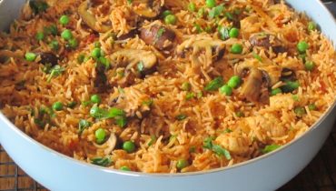 Basmati Rice with Chicken and Mushrooms