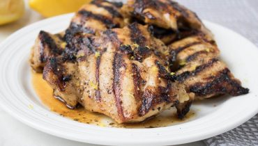 Grilled Lemon Pepper Chicken Thighs