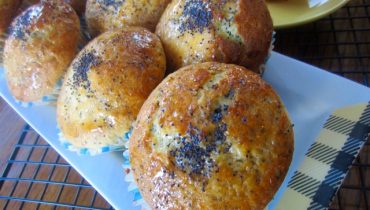 Orange Poppy Seed Muffins with Orange Glaze