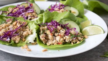 Turkey Lettuce Wraps (Thai Larb Gai)