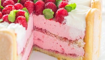Raspberry Charlotte Cake Recipe