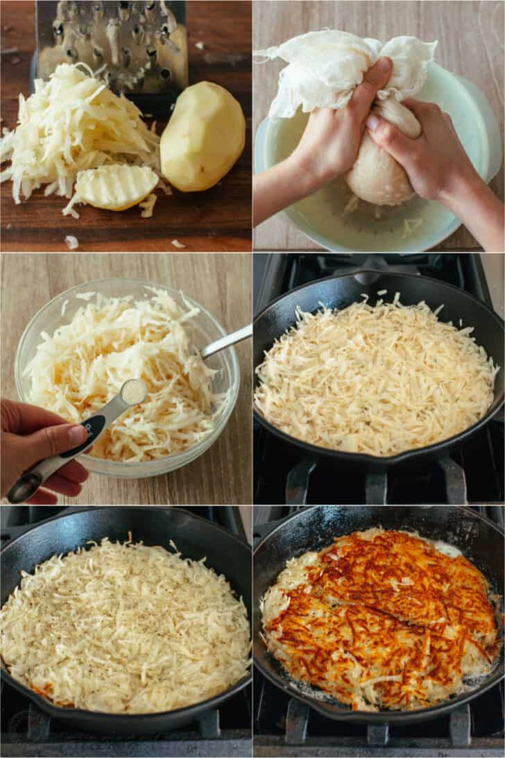 Step-by-step guide to making skillet hash browns