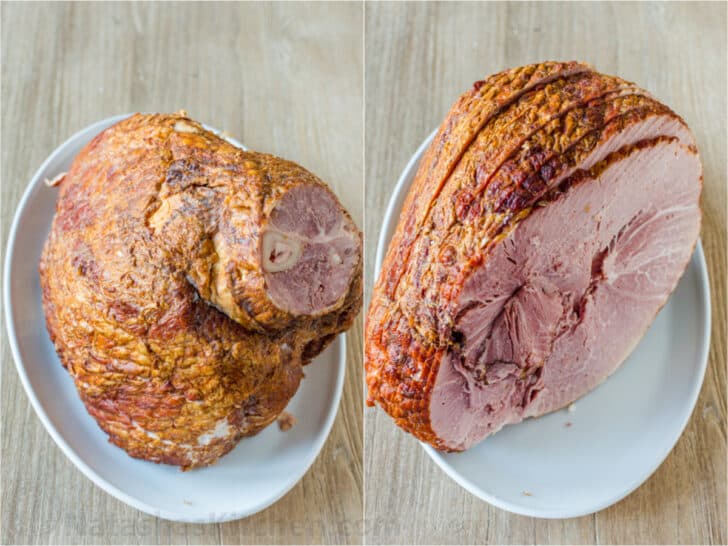 What kind of ham to buy showing two hams side by side