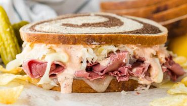 Reuben Sandwich with Homemade Russian Dressing