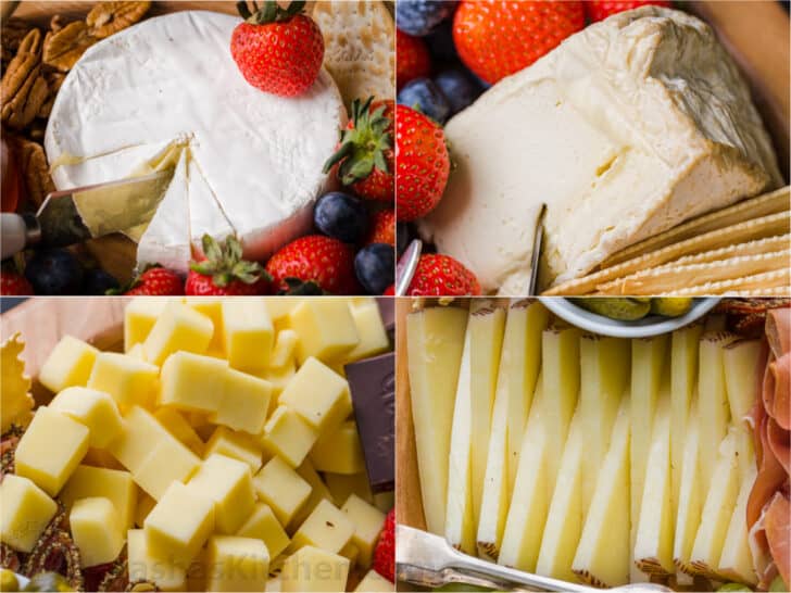 4 types of cheeses that are best for a cheese board