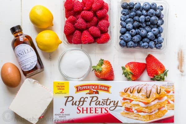 puff pastry recipe ingredients