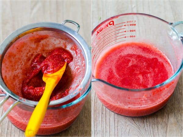 How to make strawberry puree step by step photos