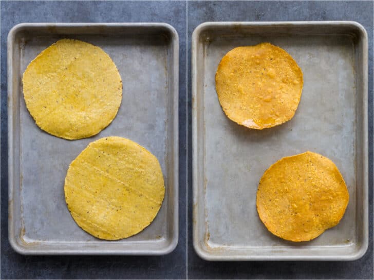 How to toast tostada shells