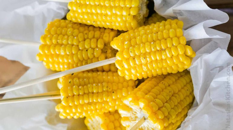 Avocado Corn Salad BBQ boiled corn boiling time cooking method Corn Chowder Corn Guacamole corn on the cob corn recipe culinary delight juicy leftover corn peak season Pro serving tip Sugar summer side dish sweet corn tender wooden skewers 