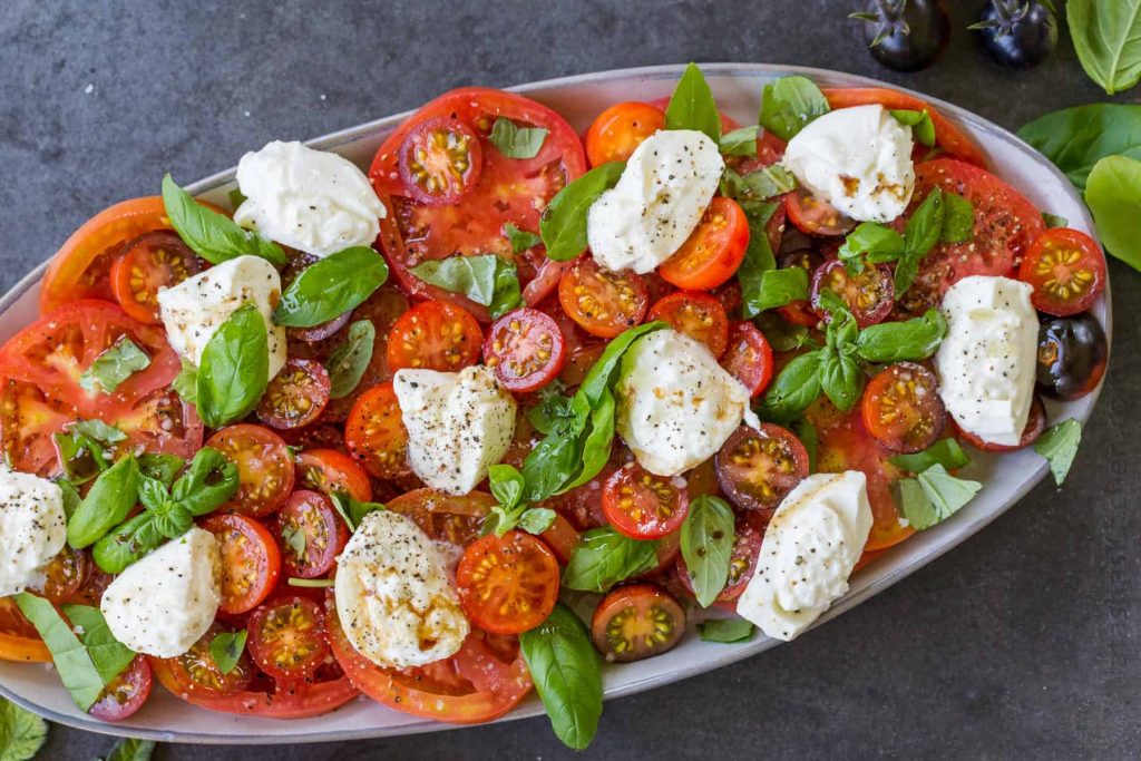 Tomato Burrata Salad Recipe – Imagelien