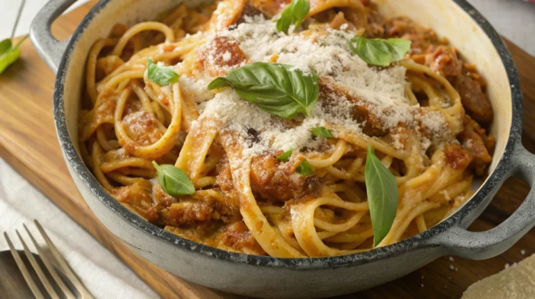 Quick & Delicious One-Pot Pasta Baking Breakfast Cooking Easy ingredients Instructions Recipe