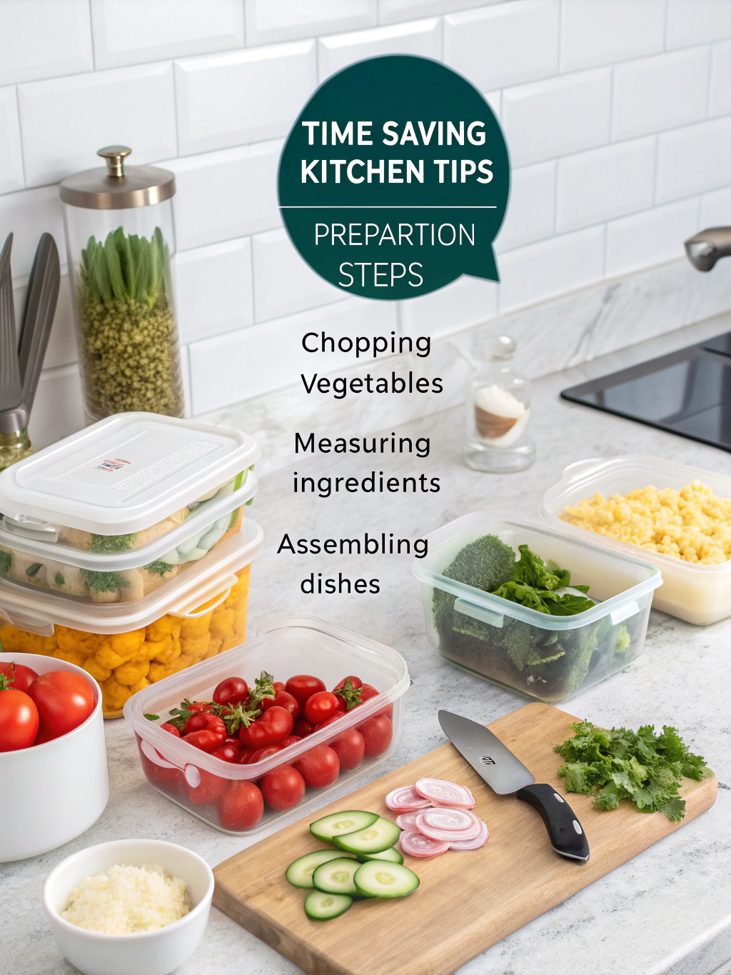 time-saving kitchen tips preparing steps