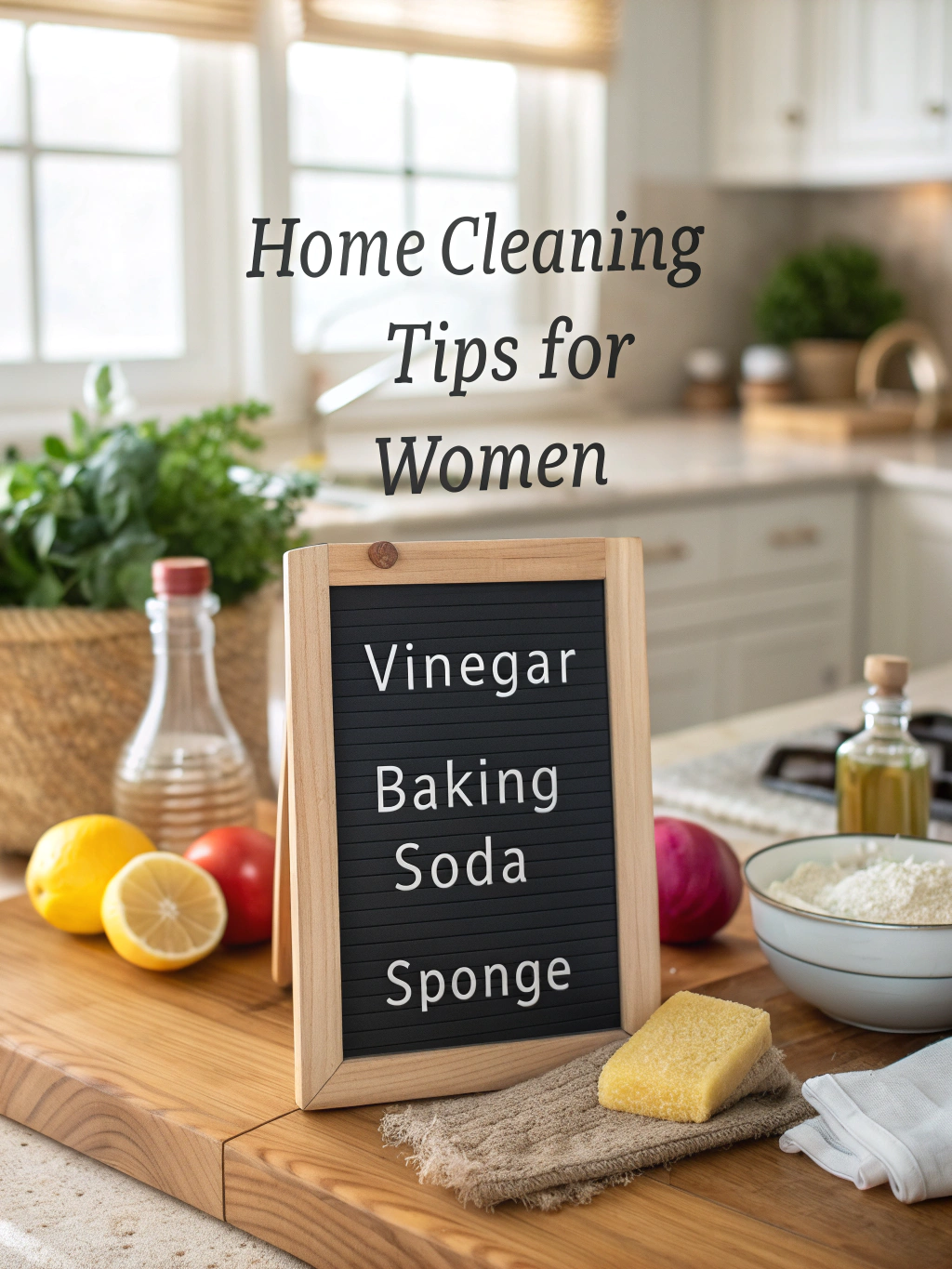 home cleaning tips for women ingredients