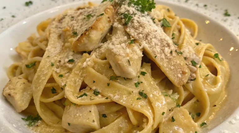 Creamy Chicken Alfredo in 30 Minutes Breakfast Chicken Cooking health fit healthy ingredients Instructions Recipe